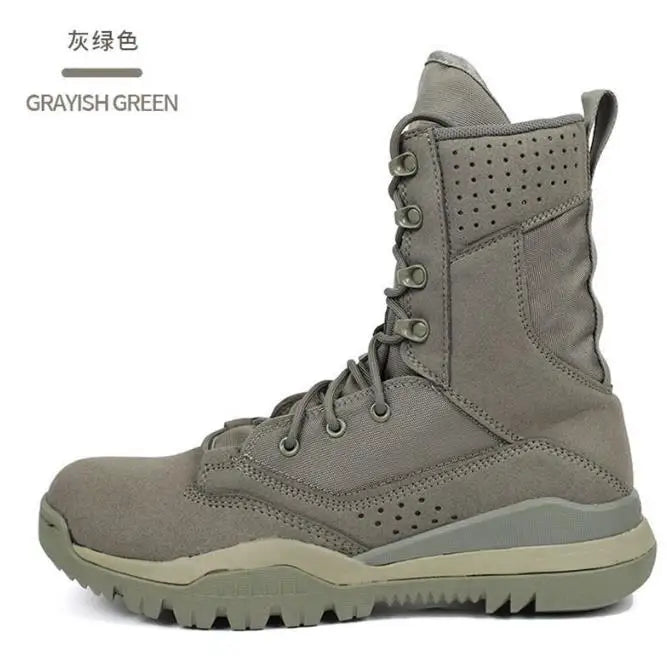 Men's Boots Comfortable Breathable Wear-Resistant Non-slip Outdoor Field Training Boots Spring and Autumn shoes Large Size 38 46