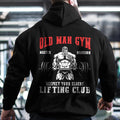 Men Autumn Winter New Men's Fitness Hoodies Pattern Hooded Workout Hoodie Breathable Sweatshirts