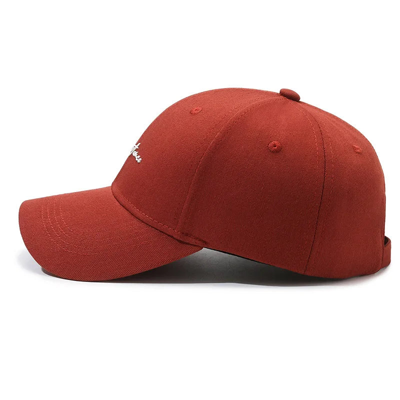 FS Stylish Orange Red Baseball Cap For Men Luxury Brand Small Letter Women Trucker Hat Streetwear Hip Hop Caps Gorras Hombre