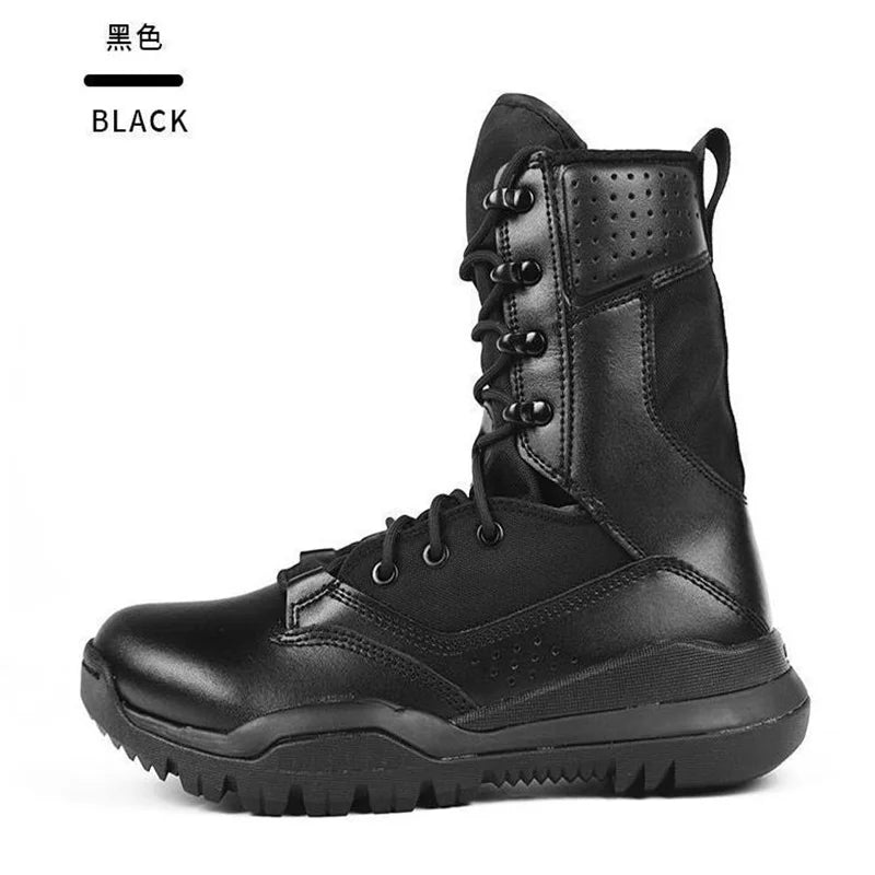Men's Boots Comfortable Breathable Wear-Resistant Non-slip Outdoor Field Training Boots Spring and Autumn shoes Large Size 38 46