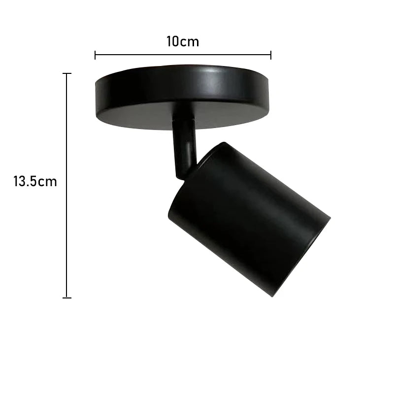 Modern GU10 LED Study Ceiling Lights Kitchen Fixtures Dining Room Background Decoration Lampshade Adjustable Stairs Aisle Lamp