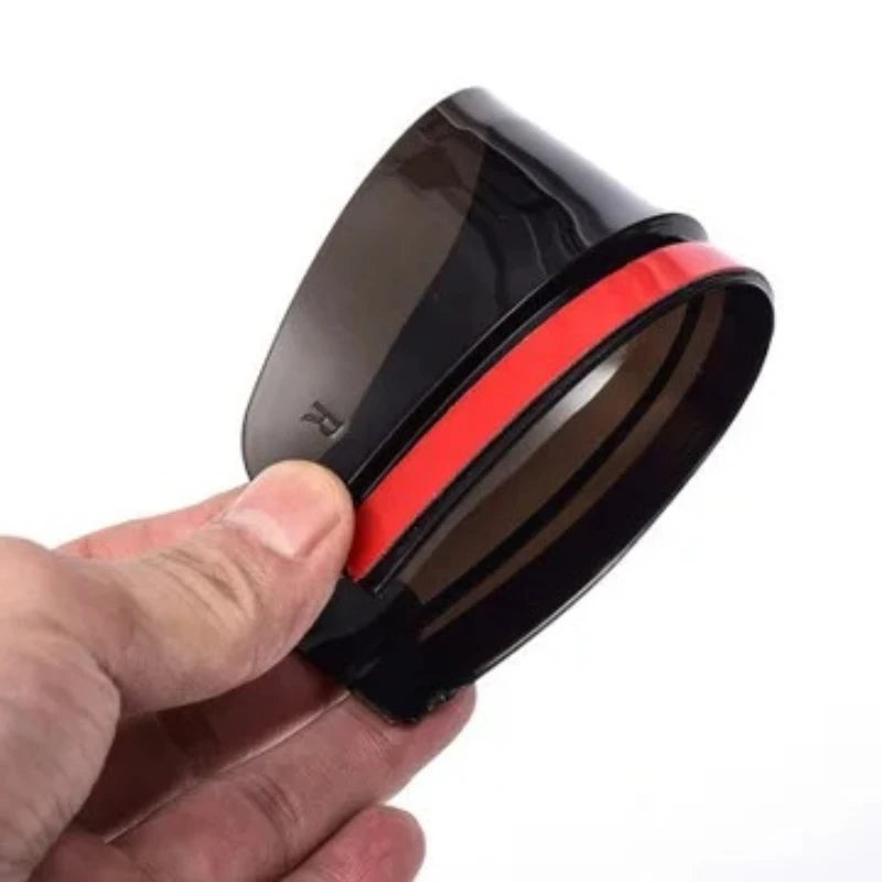 2Pcs Carbon Fiber Car Rearview Mirror Rain Shield, Flexible Eyebrow Protector Rain Cover