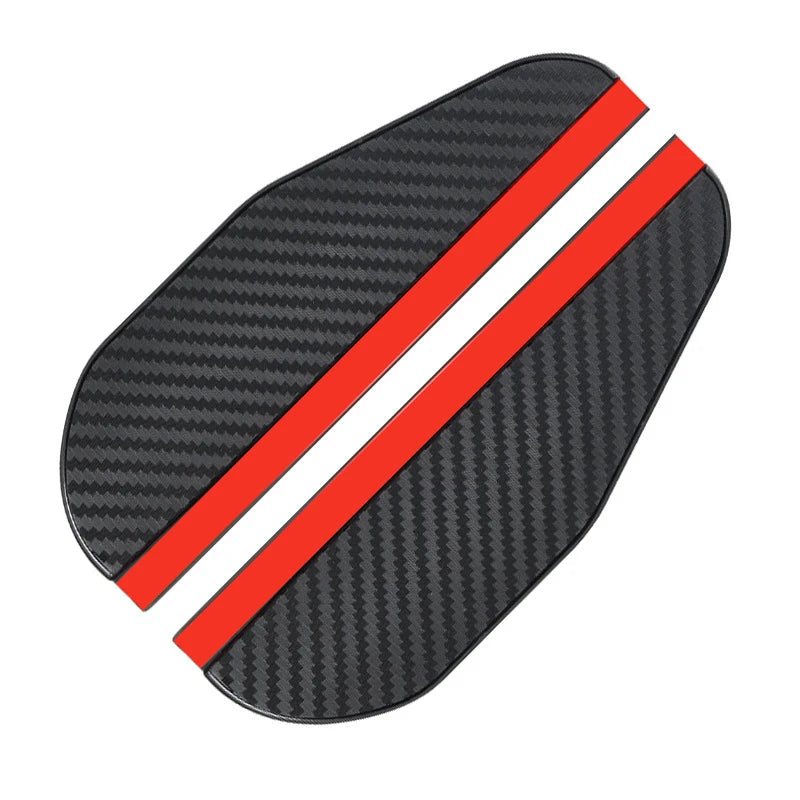 2Pcs Carbon Fiber Car Rearview Mirror Rain Shield, Flexible Eyebrow Protector Rain Cover