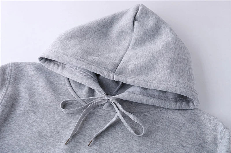 2024 Red Heart Print Hoodies Men's Spring Autumn Sweater New Fashion Black Tops Funny Loose Male Clothing Fashion Casual Clothes