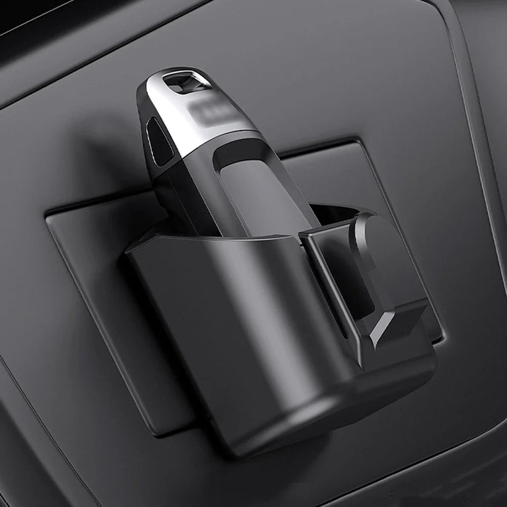 Car Key Holder Clip Car Interior Storage Box Dashboard Organizer Adhesive Mount Upgrade Style For Card Key Rack Universal Fit