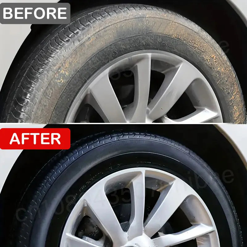 30g Tire Coating Wax Car Tire Retreading and Film Plating Cream Tire Shine Coating Wax Auto Rubber Parts Shiny Paste Anti-Aging