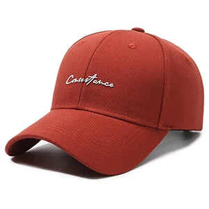 FS Stylish Orange Red Baseball Cap For Men Luxury Brand Small Letter Women Trucker Hat Streetwear Hip Hop Caps Gorras Hombre
