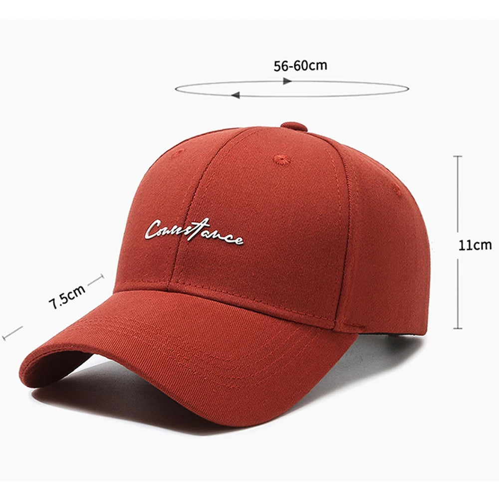 FS Stylish Orange Red Baseball Cap For Men Luxury Brand Small Letter Women Trucker Hat Streetwear Hip Hop Caps Gorras Hombre