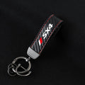 Carbon fiber Car Keychain For Suzuki Swift Ignis Jimny Celerio Baleno Grand-Vitara Ciaz Equator Ertiga Samurai S-Cross SX4 Alto